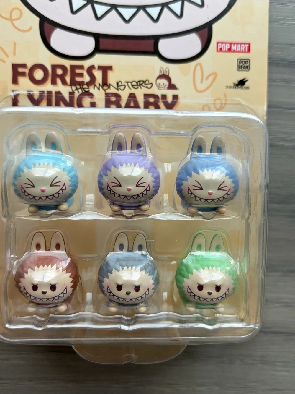 Pop Mart Forest Lying Baby Th Monsters Pop Beans Limited